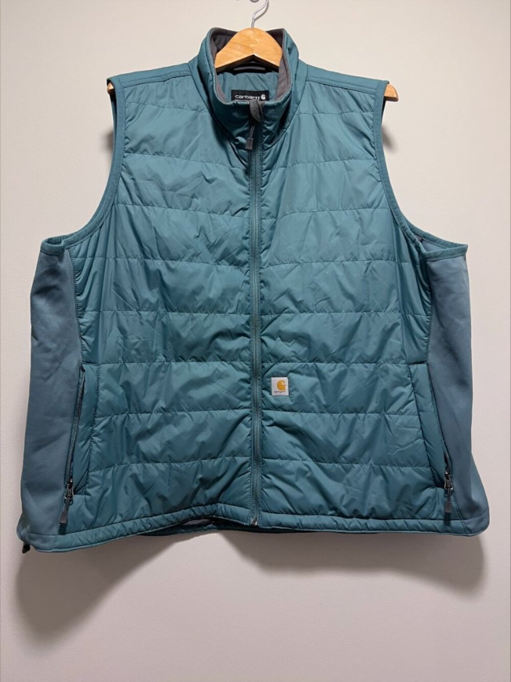 Carhartt Rugged Flex Teal Quilted Vest 3X Relaxed Fit
